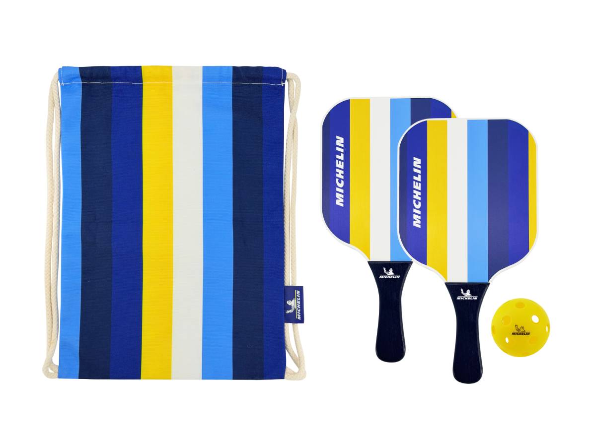 Bộ sản phẩm vợt và bóng pickleball Michelin.