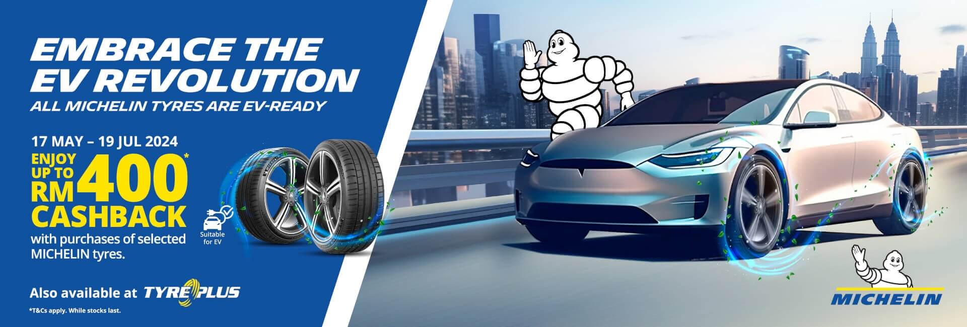 Embrace the EV Revolution | All MICHELIN Tyres Are EV-Ready