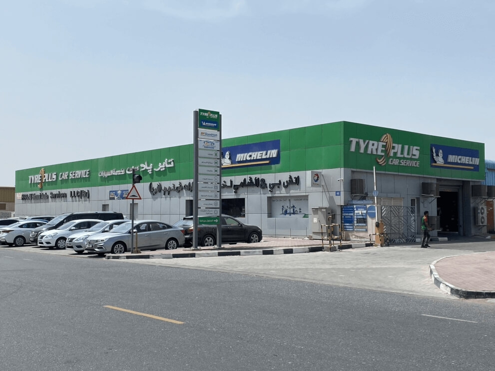 Tyre Shop in Al Quoz, Dubai TYREPLUS HB & Al Shami Auto Tyres Branch
