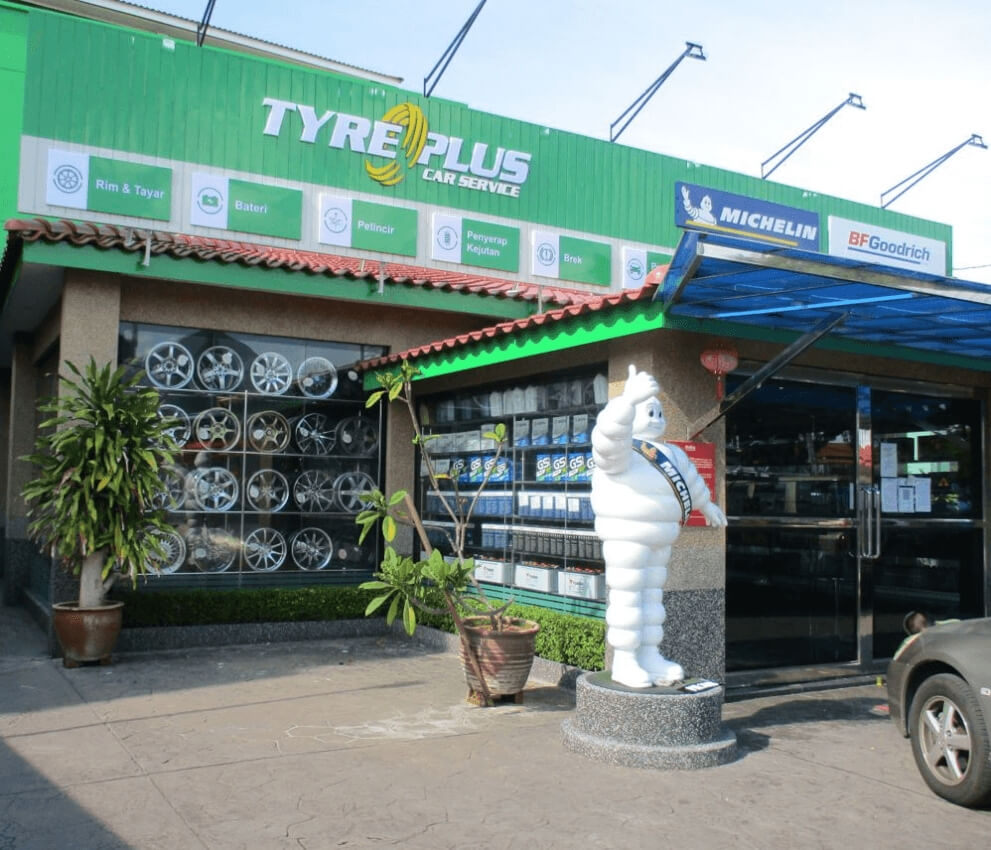 Tyre Shop near you in Penang Tyreplus MTE Modern Tyre