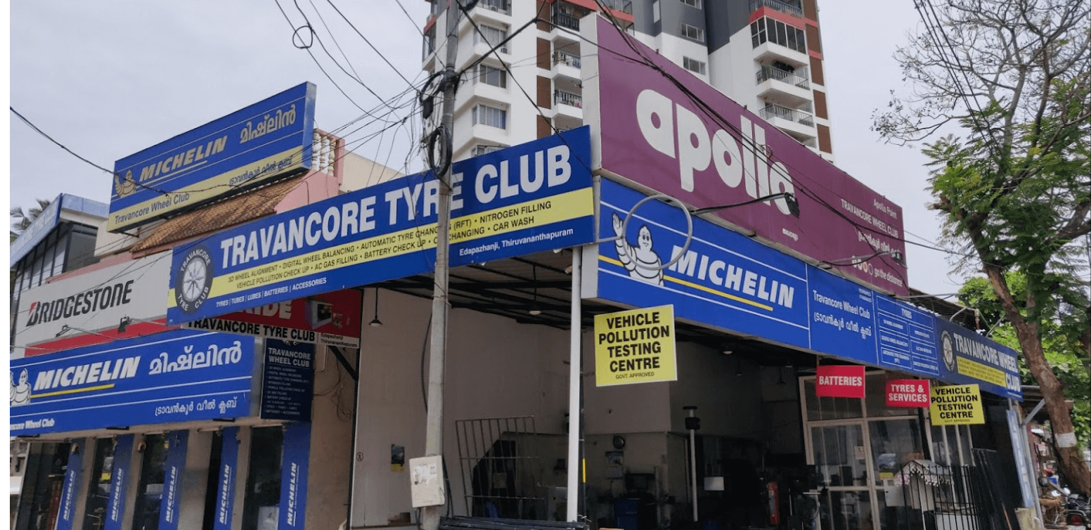 Michelin Tyres & Services Travancore Wheel Club, Edappazhinji, Trivandrum Tyre Dealers & Car
